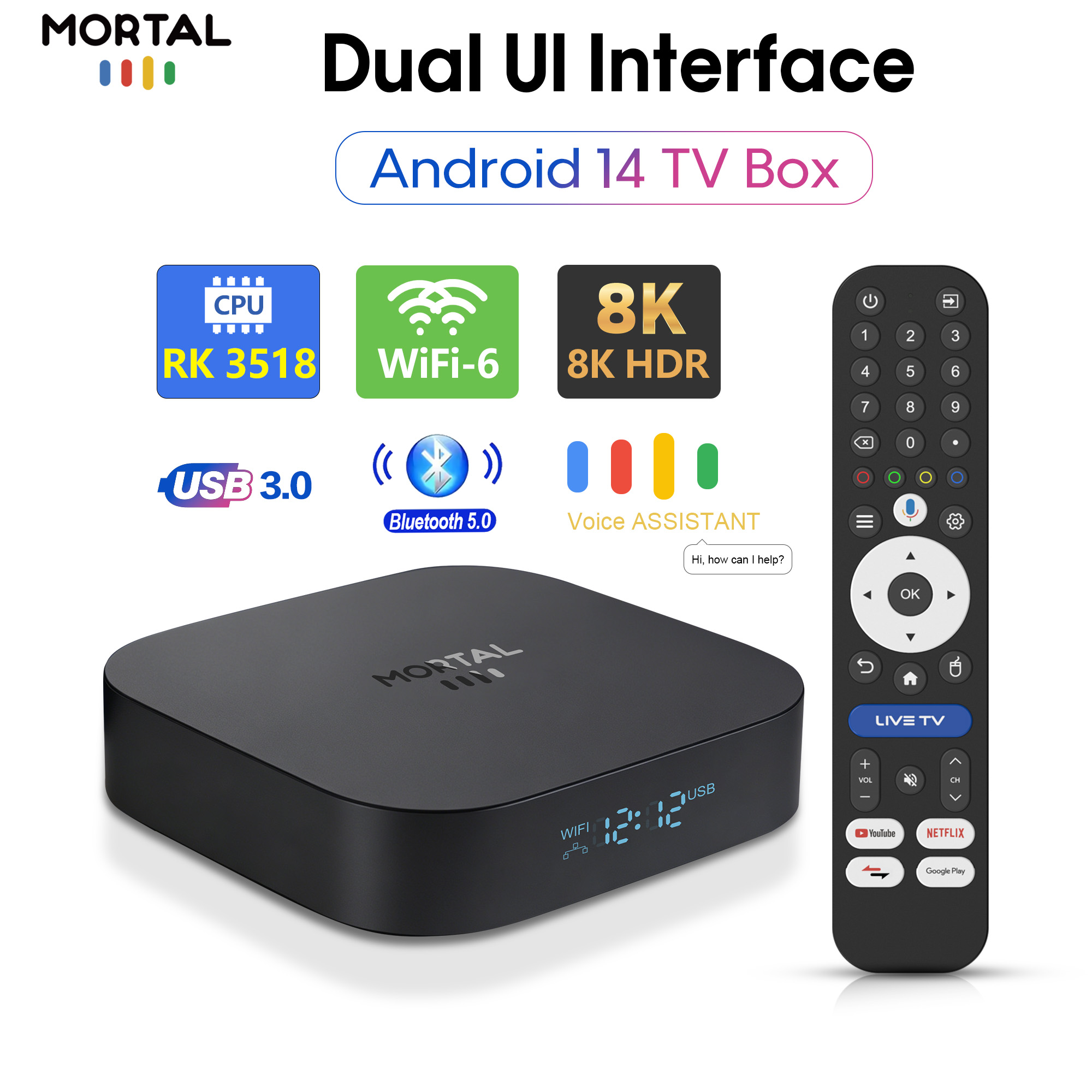 Radxa Rock 5B 16Gb - X5S TV Box Android14 RK3518 Lettore