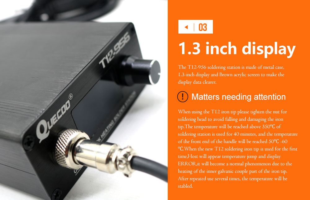 QUECOO T12-956 Stazione digita - Soldering Station T12 Oled recensione e prezzo